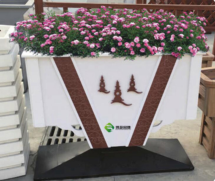 pvc三潭印月花箱 pvc三潭印月花箱