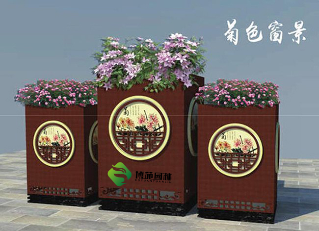 菊色窗景花箱 菊色窗景花箱